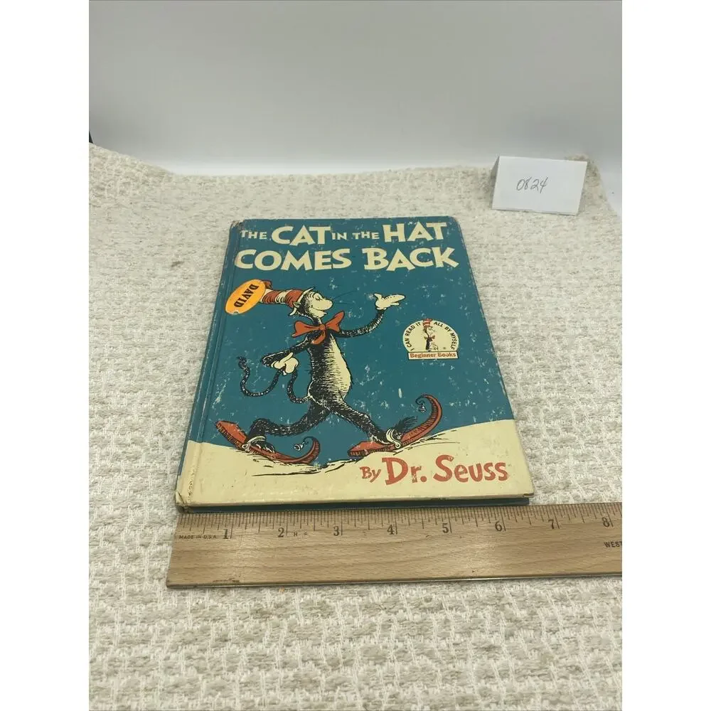 Vintage 1958 CAT IN THE HAT COMES BACK Dr Seuss Book Club Very Rare!!